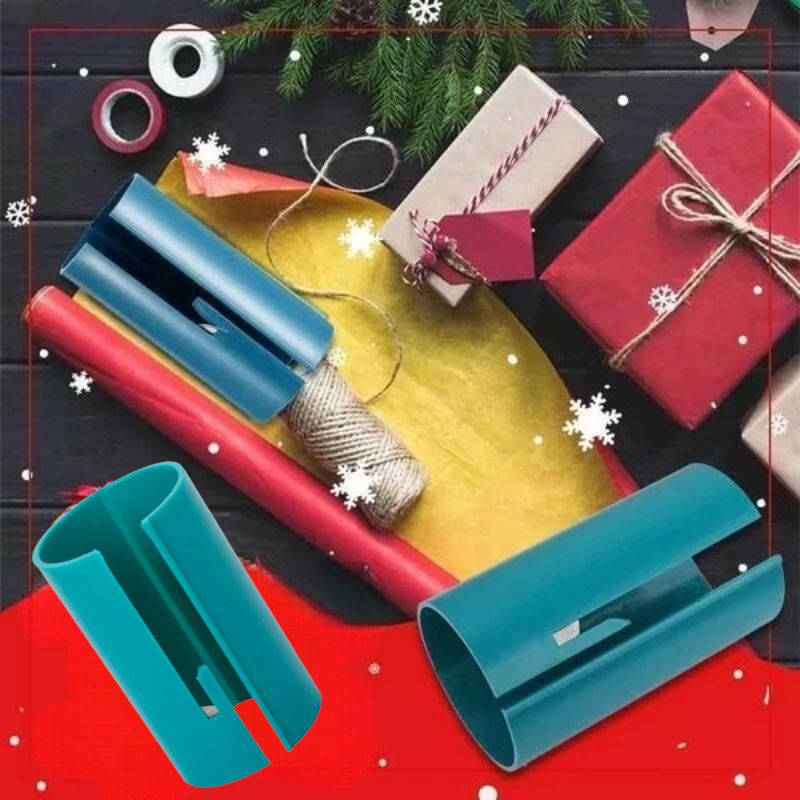 (1+1 Gratis) GiftGlide™ - Geschenkpapierschneider für Weihnachten [Letzter Tag Rabatt]