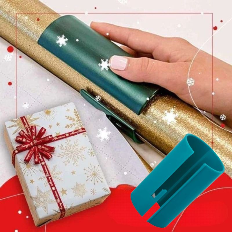 (1+1 Gratis) GiftGlide™ - Geschenkpapierschneider für Weihnachten [Letzter Tag Rabatt]