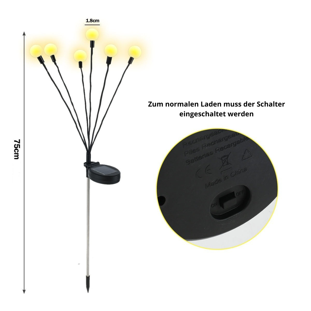 Solar LED betriebene Glühwürmchen Lichter - 2024 model!【Letzter Tag Rabatt】