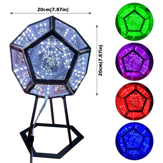 (50% Rabatt) StarryPrism™  - Leuchtendes 3D Unendliche Lampe [Letzter Tag Rabatt]