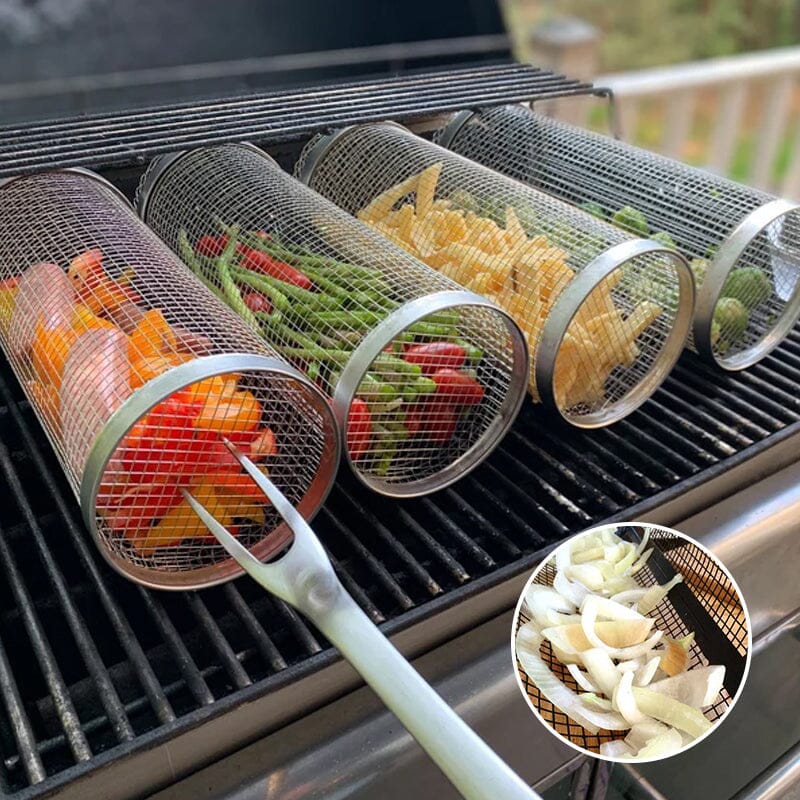 (1+1 Free) - BBQ Grill Basket【Last Day Discount】