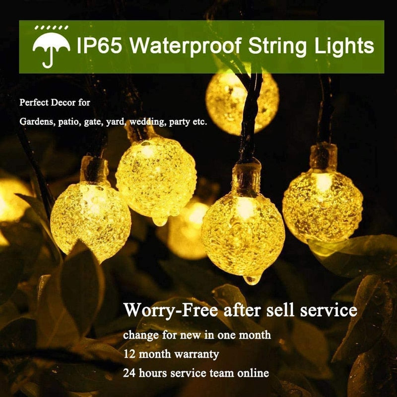 SolarString™ outdoor lights