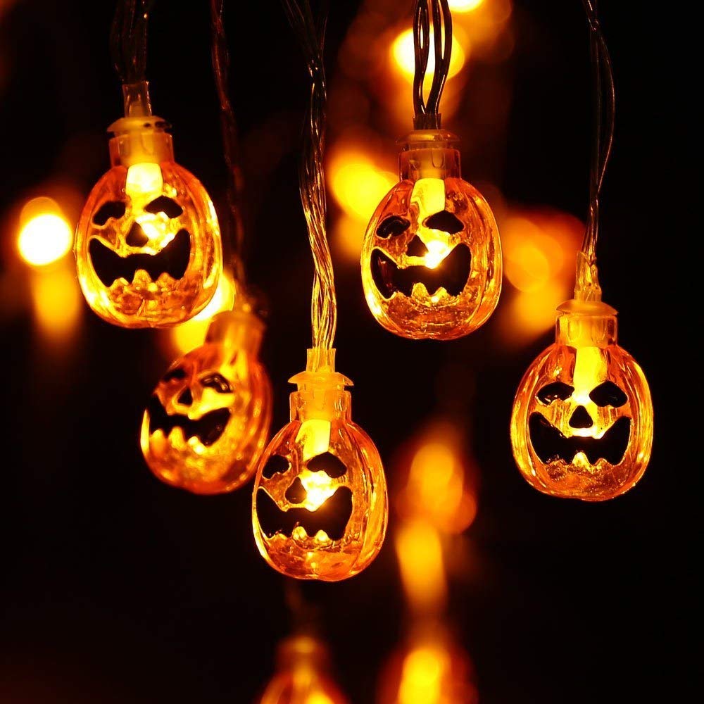 Halloween Dekorationen im Freien Lichter