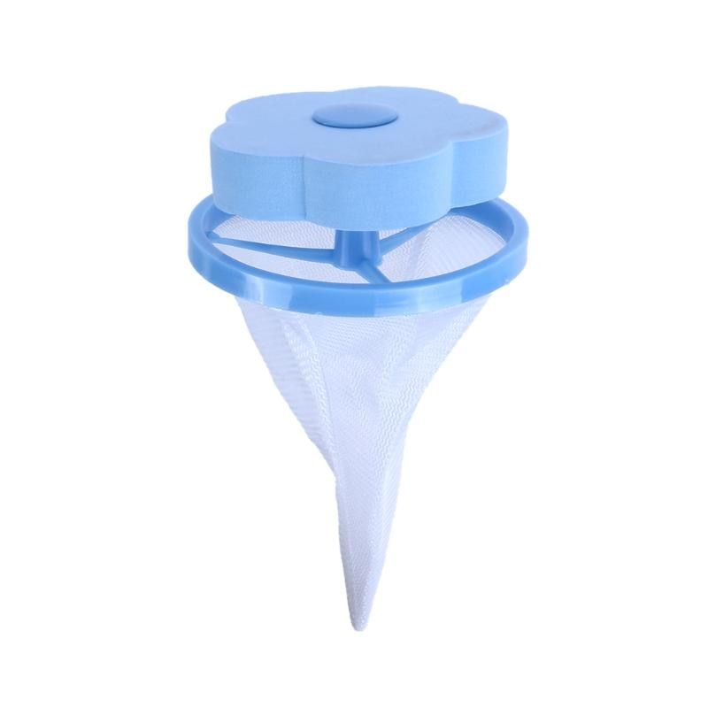 Flower Shape Mesh Filter Bag Laundry Ball Floating Washing Machine Filtration Hair Removal Device House Cleaning Tools