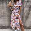 (50% Rabatt)BlumendruckKleid™ - Ein elegantes Kleid, das Ihrem Look Raffinesse verleiht! [Letzter Tag Rabatt[