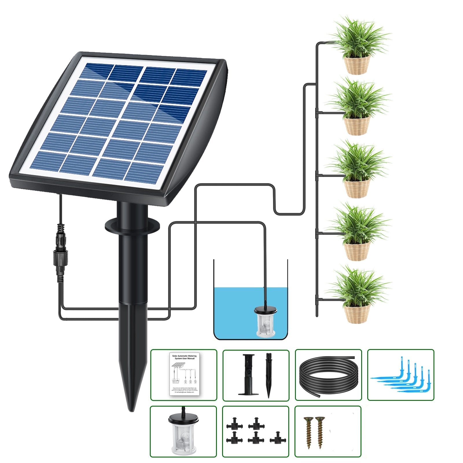 (50% Rabatt) SolarBewasserung™ - Machen Sie sich nie wieder Sorgen um Ihre Pflanzen! [Letzter Tag Rabatt]