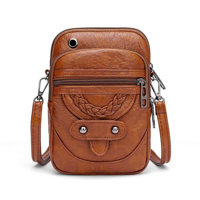 Lara- Crossbody-Tasche aus Leder