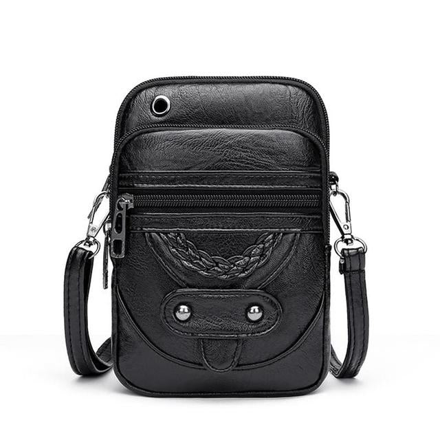 Lara- Crossbody-Tasche aus Leder