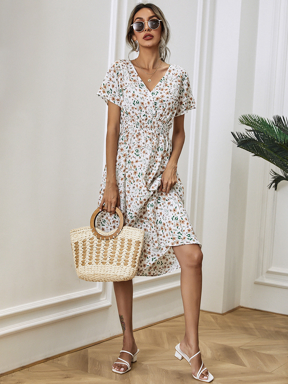 FloralThreads | Florales Sommerkleid