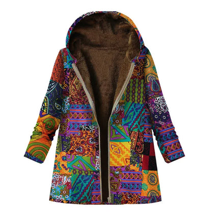 Fleece Gefutterte Winterjacke