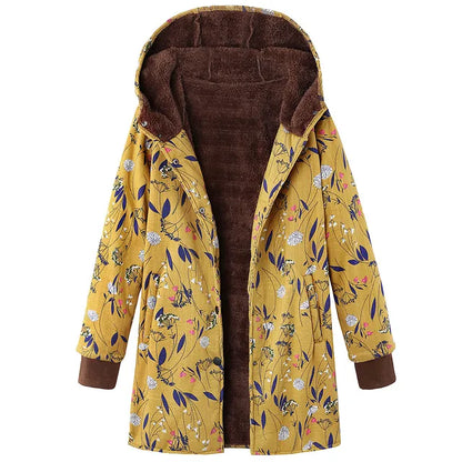 Fleece Gefutterte Winterjacke