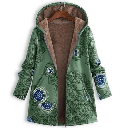 Fleece Gefutterte Winterjacke