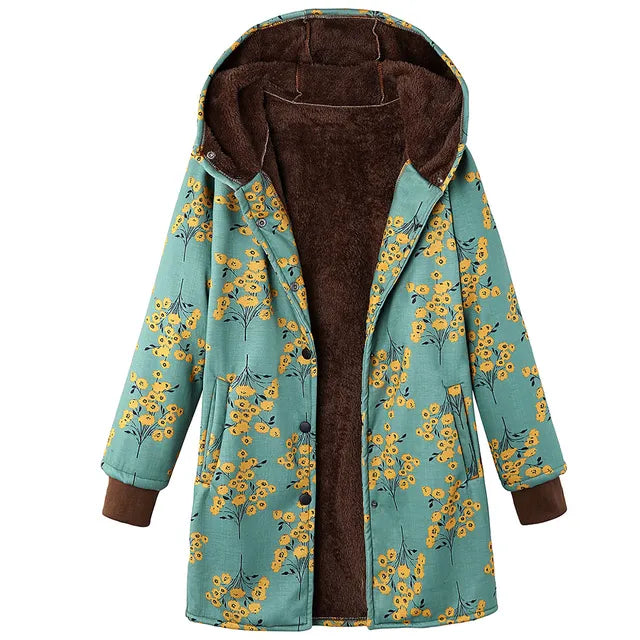 Fleece Gefutterte Winterjacke