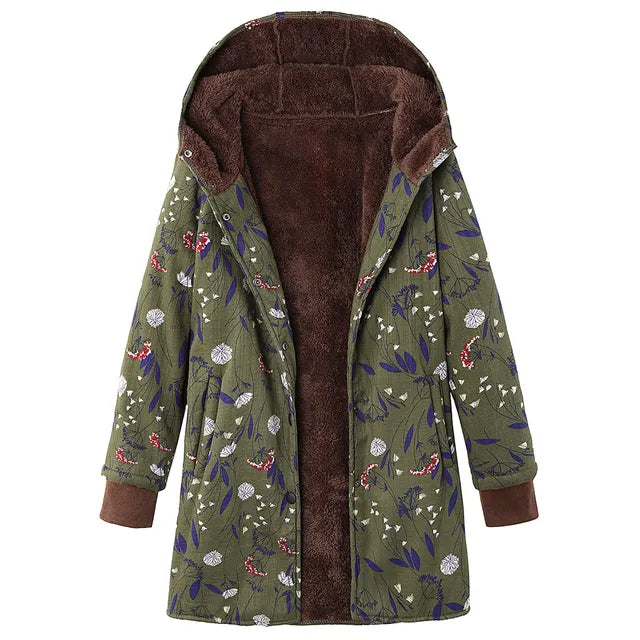 Fleece Gefutterte Winterjacke