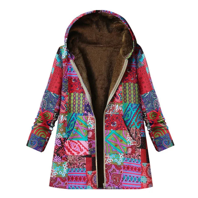 Fleece Gefutterte Winterjacke