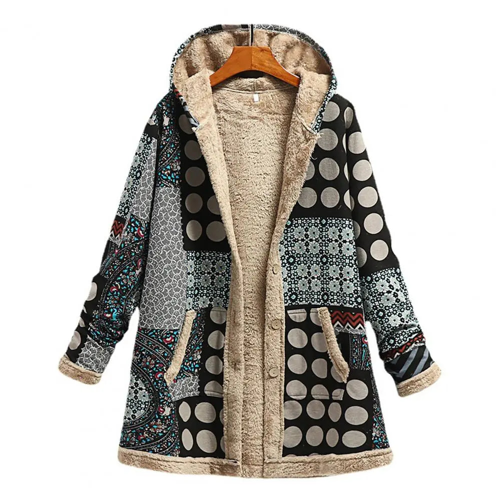 Fleece Gefutterte Winterjacke