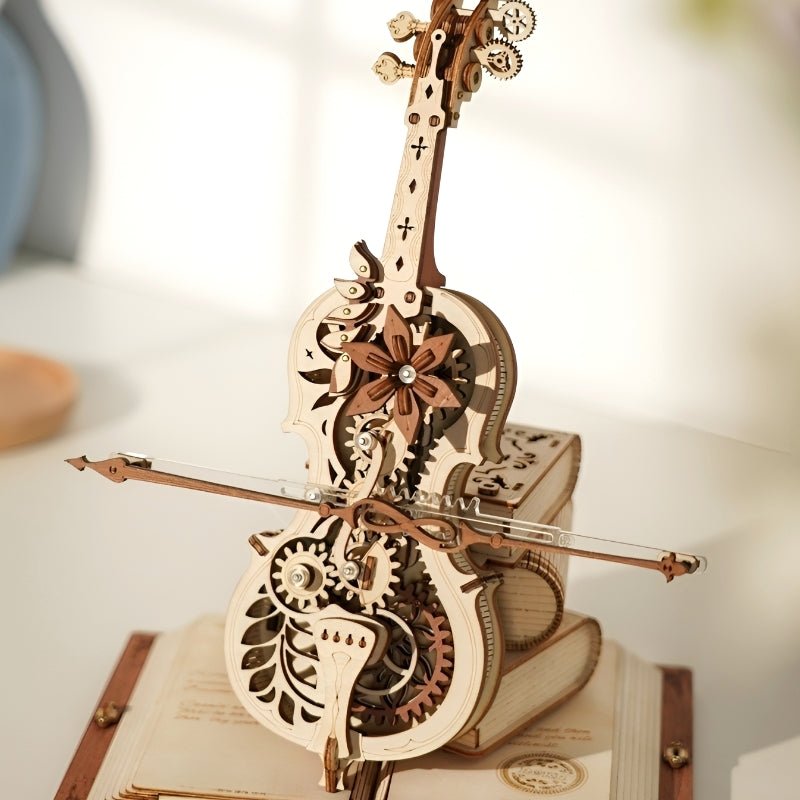 (50% Rabatt) Musicbox™ - Holzpuzzle magisches Cello [Letzter Tag Rabatt]