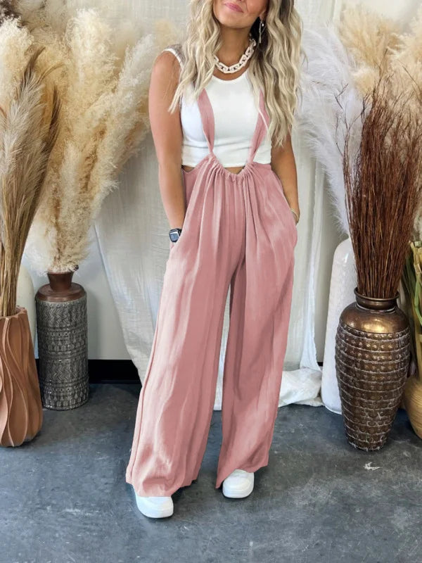 (50% Rabatt) Dreamy Jumpsuit™ - Weicher lockerer einfarbiger Traum-Overall [Letzter Tag Rabatt]