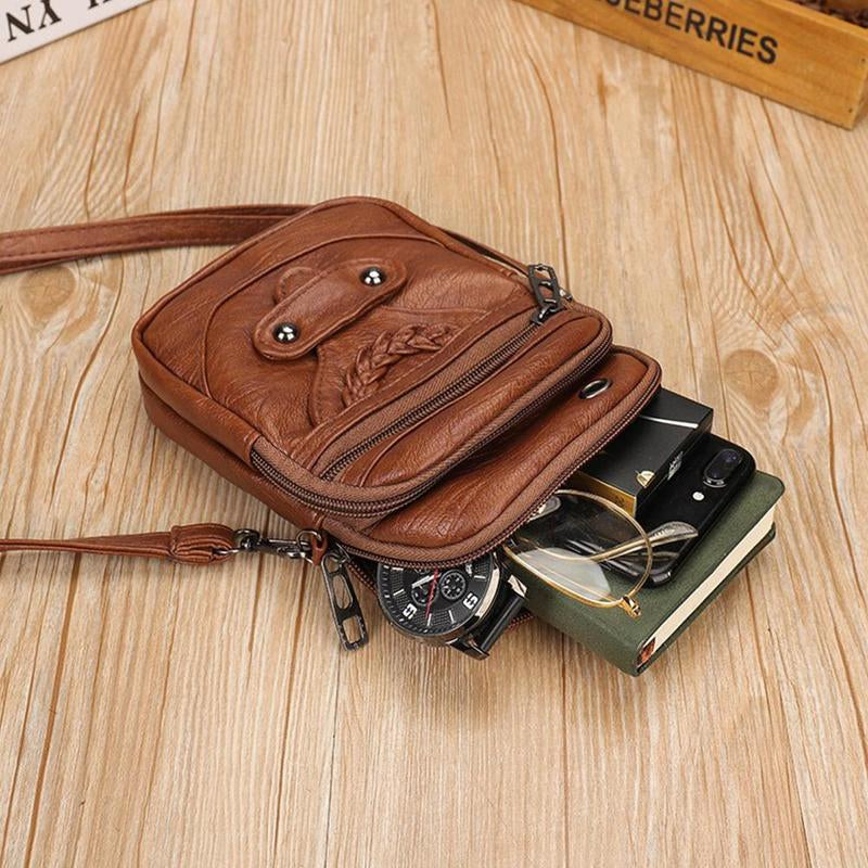 Lara- Crossbody-Tasche aus Leder