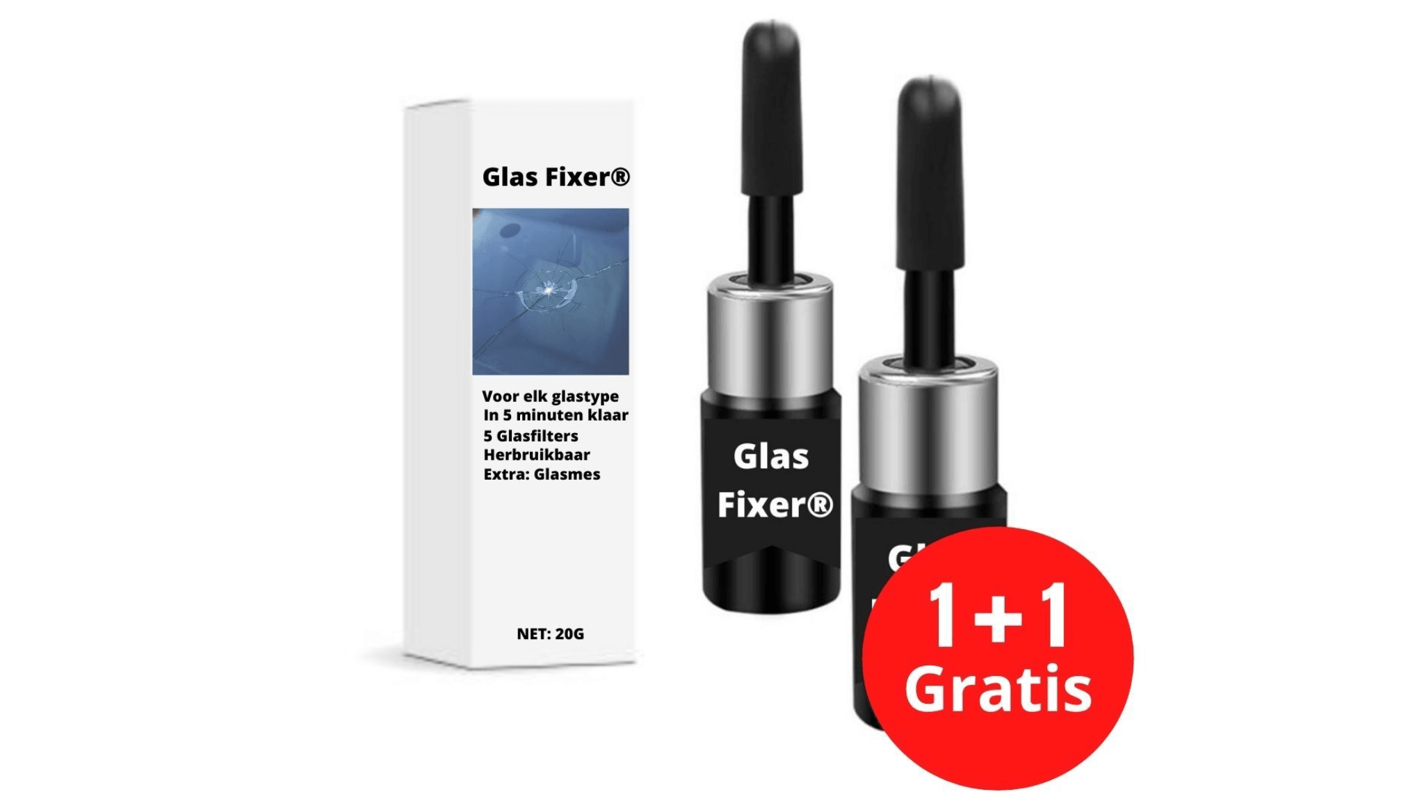 Glasfixierer® Ihr Glas wurde in 5 Minuten repariert