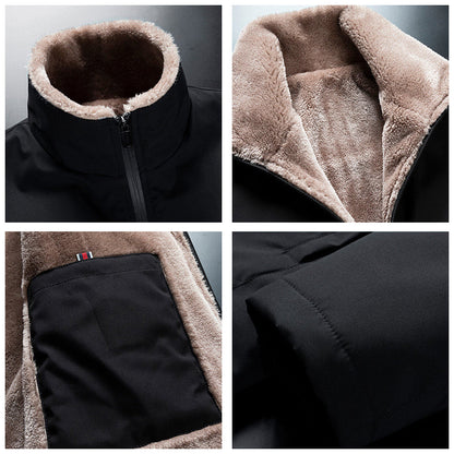 Fleece- Gefutterte Herrenjacke