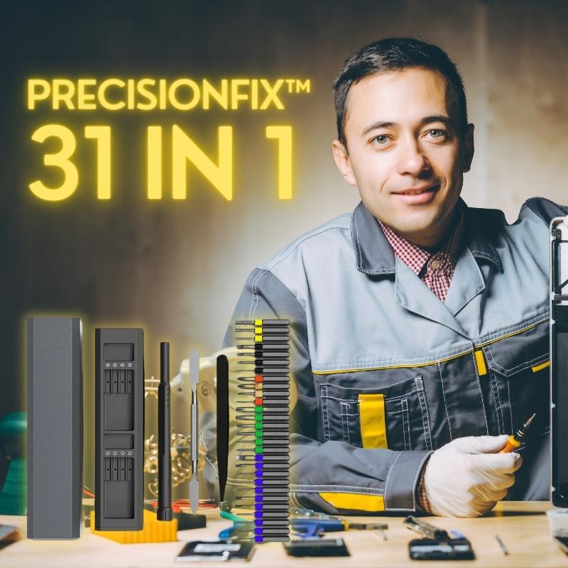 PrecisionFix™ - 31 in 1 Schraubendreher-Set für mühelose Reparaturen 【Letzter Tag Rabatt】