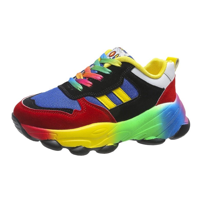 Regenbogen Damen- Turnschuhe