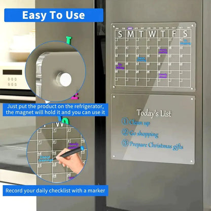 Magnetischer Wochenplan